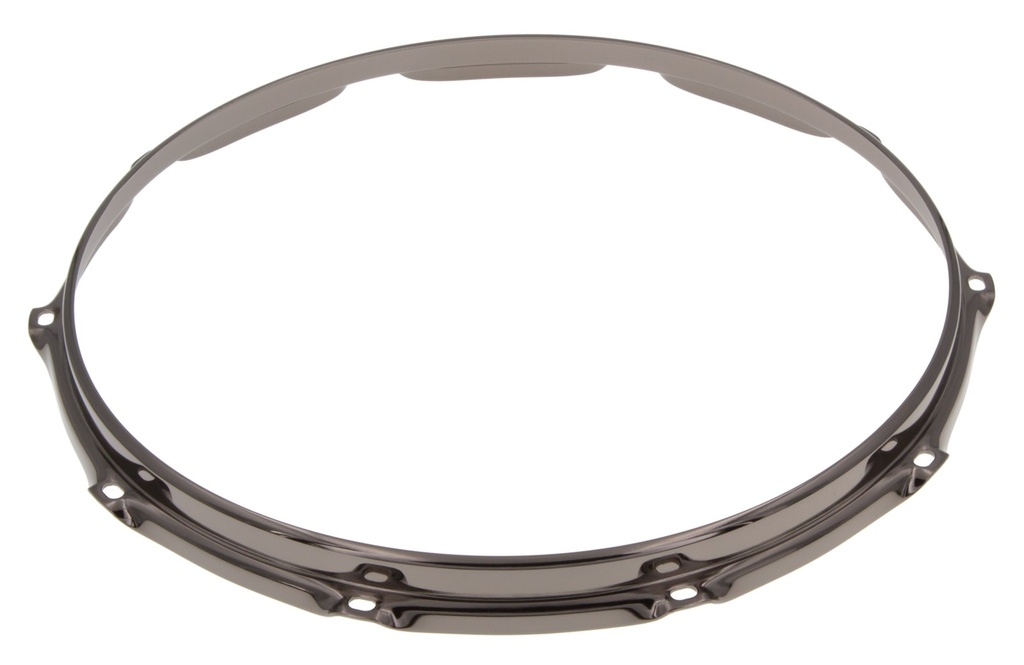 HS23-14-10BK - Cercle 14" 10 Tirants Noir S-Style Triple Flange 2.3mm