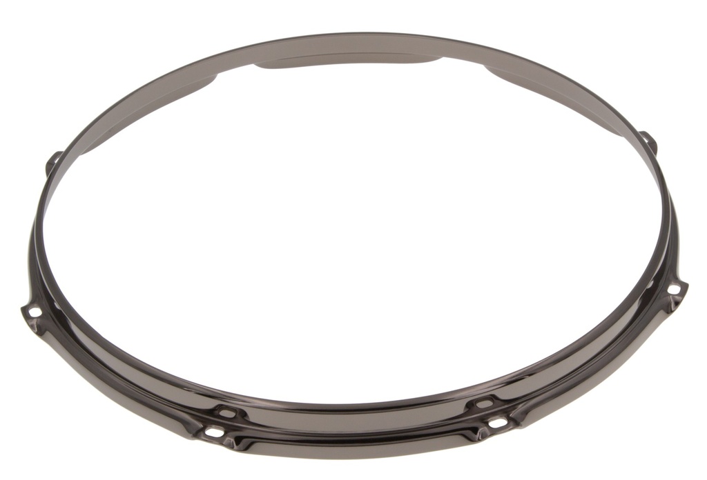 HS23-14-8BK - Cercle 14" 8 Tirants Noir S-Style Triple Flange 2.3mm