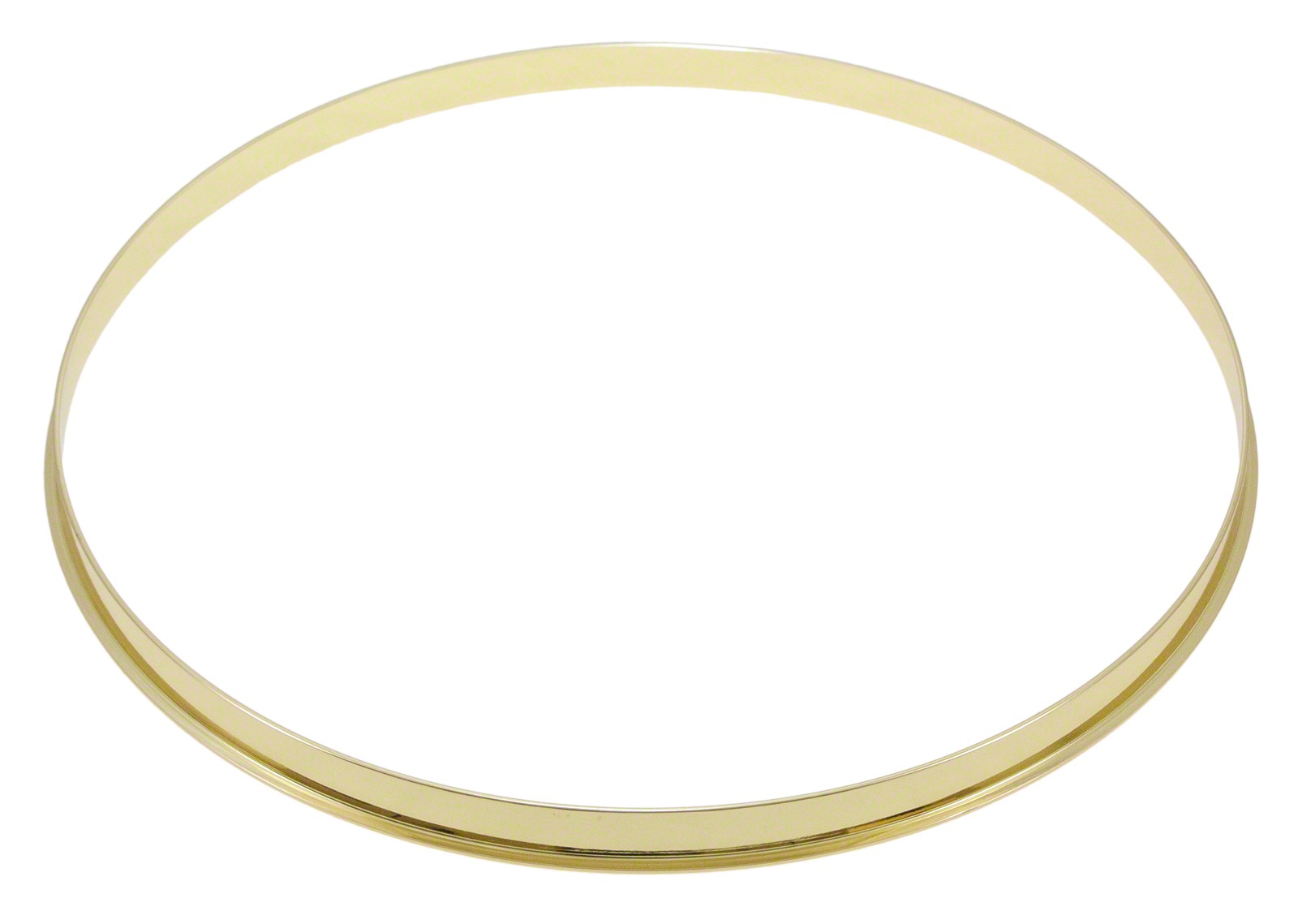 HSFL23-12BR - Cercle Acier 12" Doré 2.3mm Simple Flange