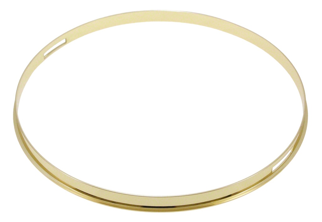 HSFL23-14SBR - Cercle Acier 14" Timbre Doré 2.3mm Simple Flange