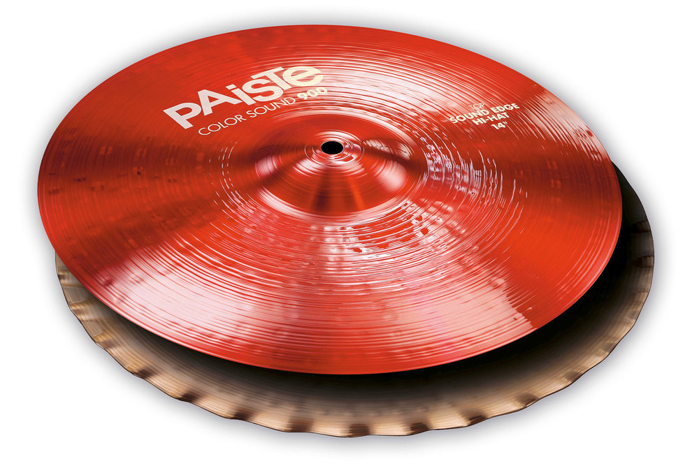Cymbales Charleston 900 Serie Color Sound Red - 14" Sound Edge