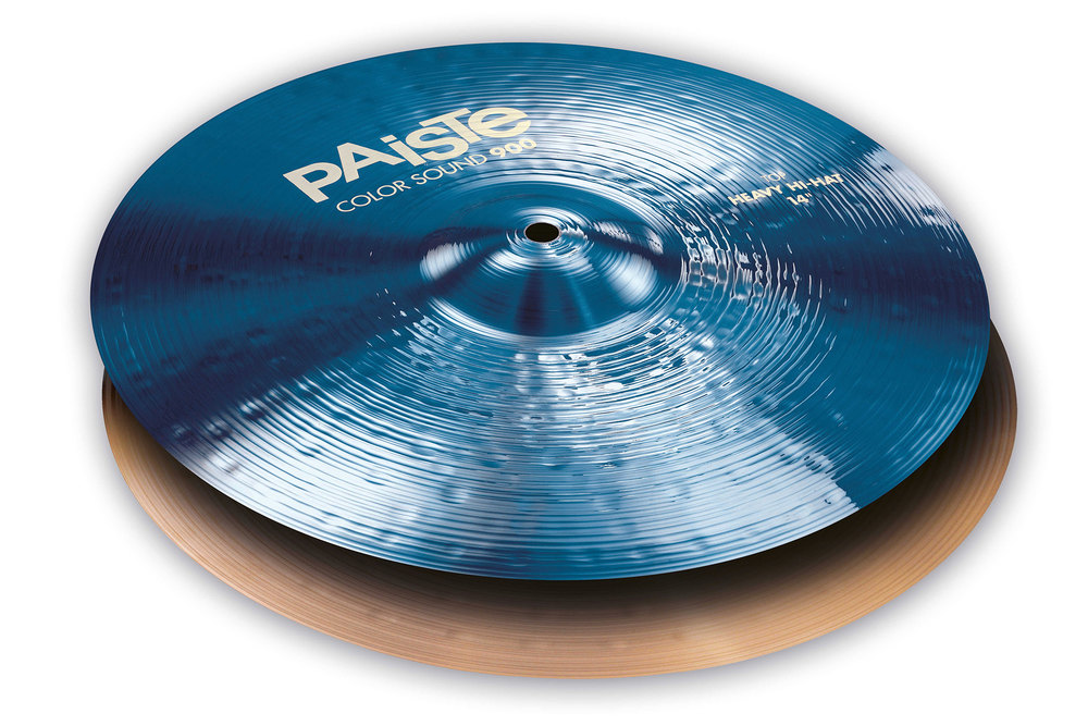 Cymbales Charleston 900 Serie Color Sound Blue - 14" Heavy