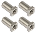 SN-SQ-15B - Cheminée 15mm Tête Carrée - Laiton (x4)