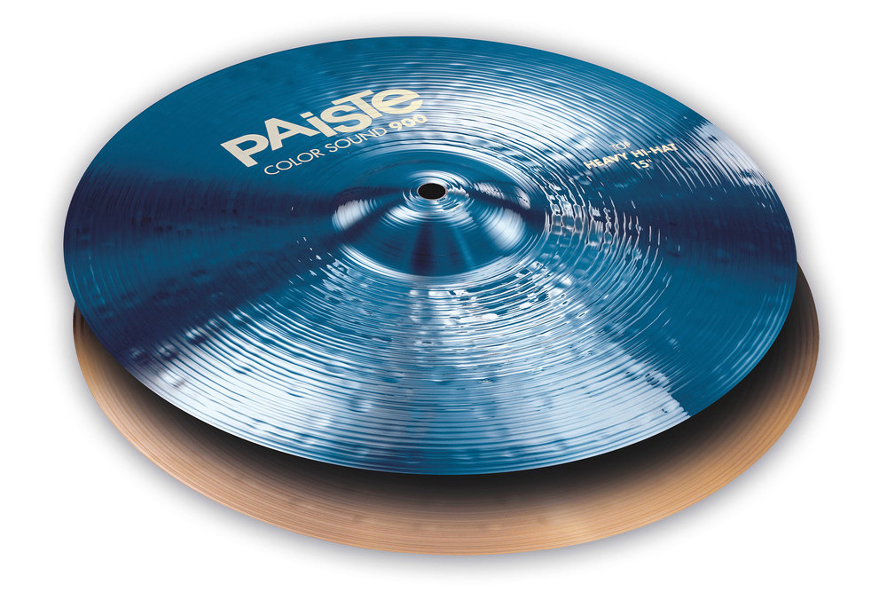 Cymbales Charleston 900 Serie Color Sound Blue - 15" Heavy