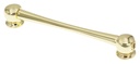 TL11D116-BR - Coquille Tube - 116mm - Doré - Double Tirant (x1)