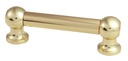 TL12D51-BR - Coquille Tube - 51mm - Doré - Double Tirant (x1)