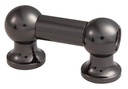 TL12S25-BK - Coquille Tube - 25mm - Noir - Mono Tirant (x1)