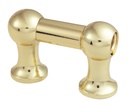 TL12S25B-BR - Coquille Tube Grosse Caisse - 25mm - Doré - Mono Tirant (x1)