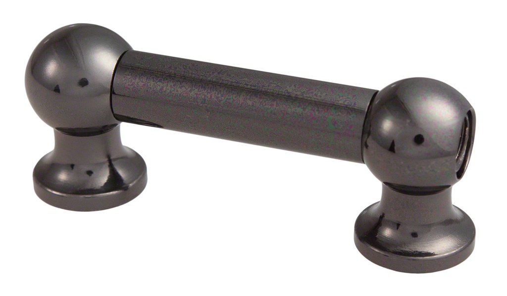 TL12S38-BK - Coquille Tube - 38mm - Noir - Mono Tirant (x1)