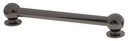 TL13D114-BK - Coquille Tube - 114mm - Noir - Double Tirant (x1)