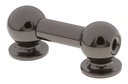 TL13D38-BK - Coquille Tube - 38mm - Noir - Double Tirant (x1)