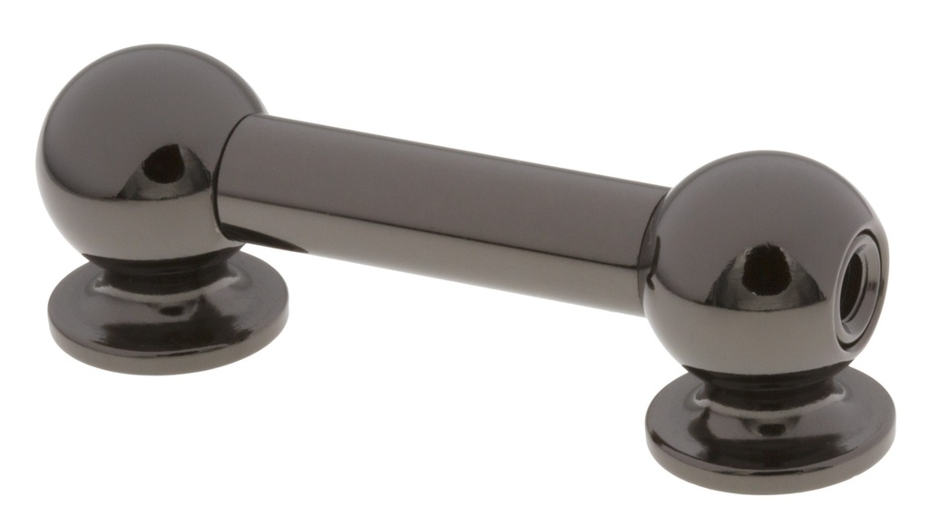TL13D51-BK - Coquille Tube - 51mm - Noir - Double Tirant (x1)
