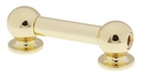 TL13D51-BR - Coquille Tube - 51mm - Doré - Double Tirant (x1)
