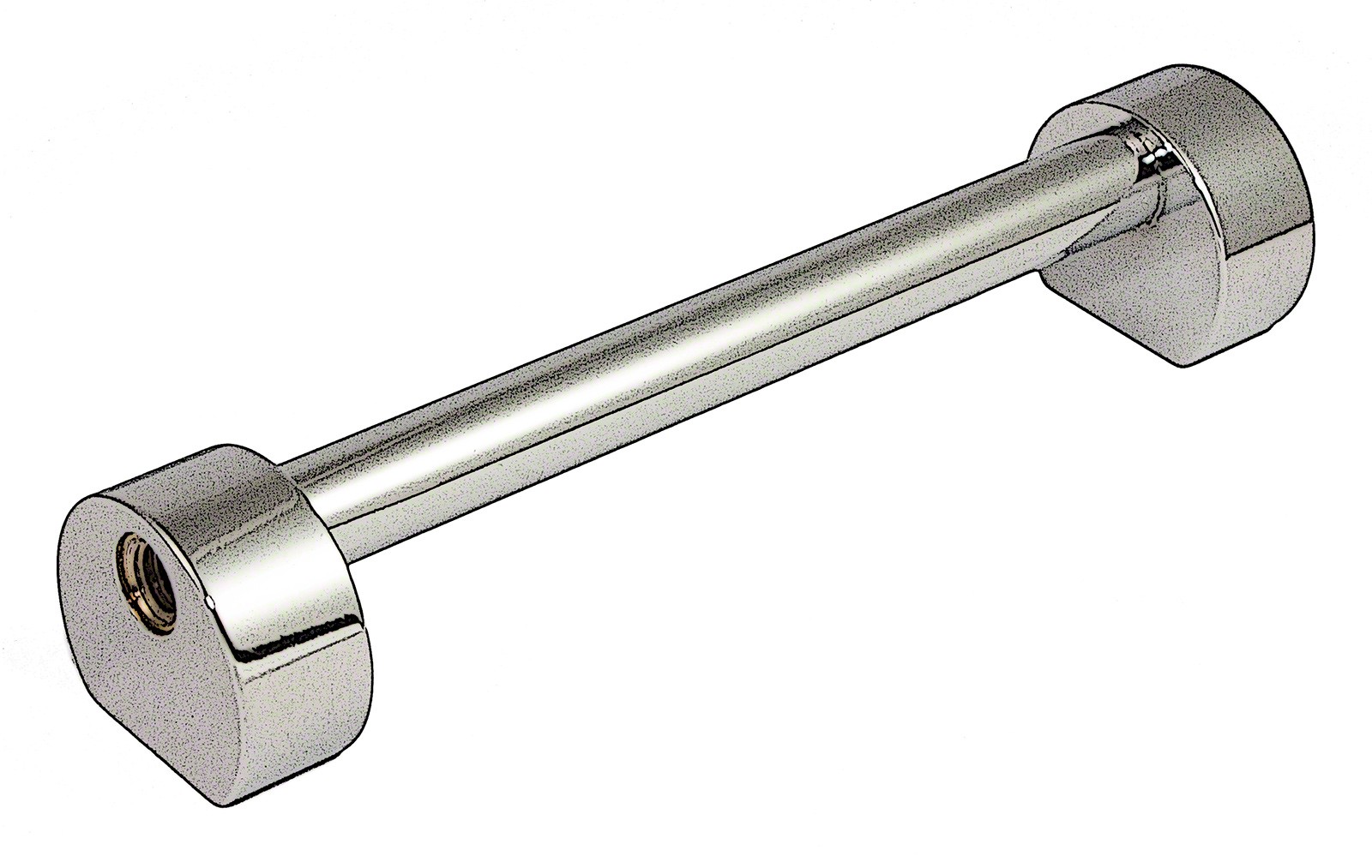 TL3D88 - Coquille Tube - 88mm - Double Tirant (x1)