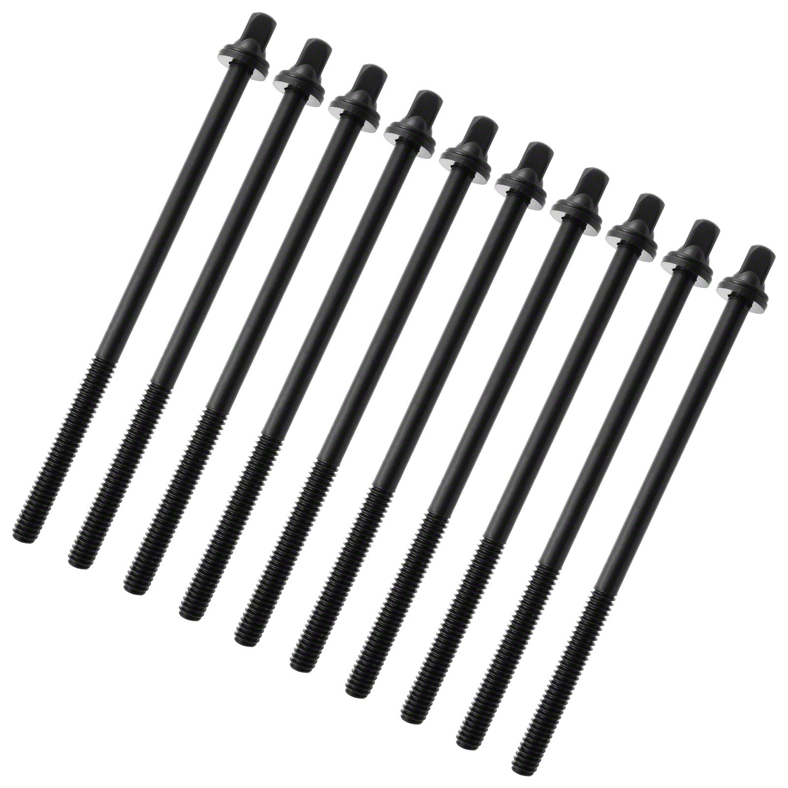 TRC-102W-BK - Tirant 102mm Noir avec Rondelle - Filetage 7/32" (x10)