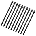 TRC-115W-BK - Tirant 115mm Noir avec Rondelle - Filetage 7/32" (x10)