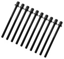 TRC-75W-BK - Tirant 75mm Noir avec Rondelle - Filetage 7/32" (x10)