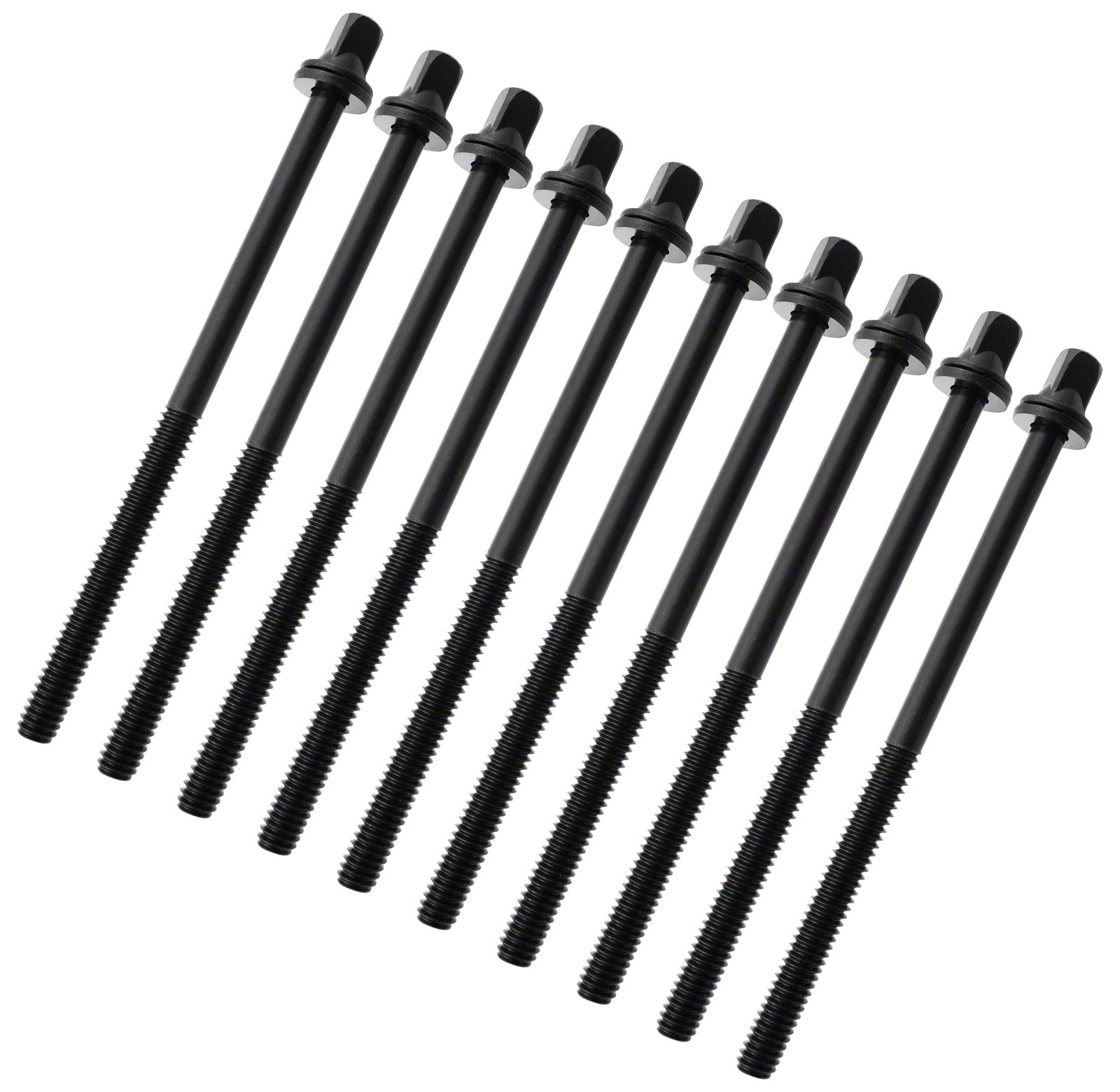 TRC-90W-BK - Tirant 90mm Noir avec Rondelle - Filetage 7/32" (x10)