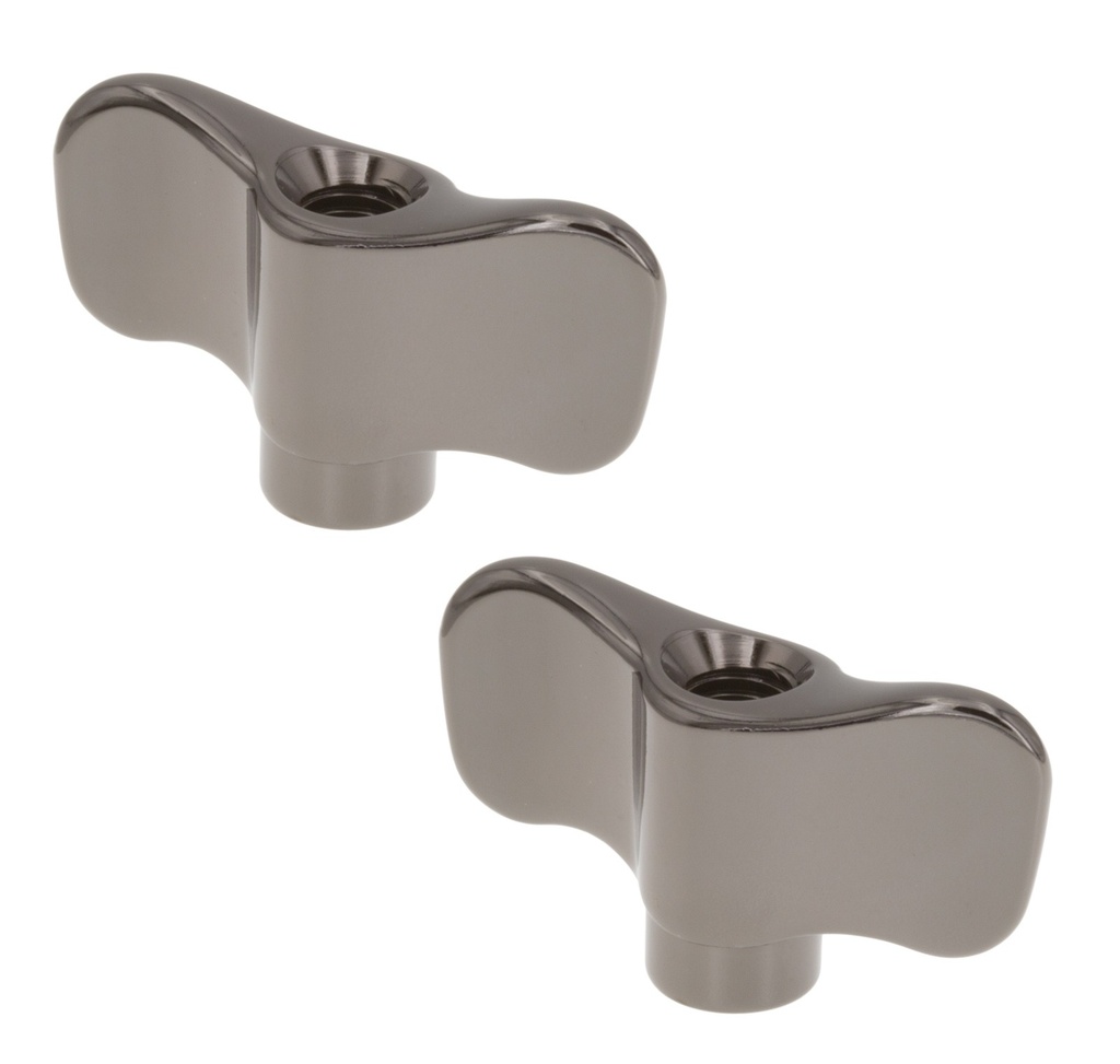 WN8-4BK - Papillon Cymbale M8 (x2) - Noir