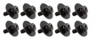 WSC4-11BK - M4 11mm Noir - Vis Intérieure d'Accastillage pour Fût Bois (x10)