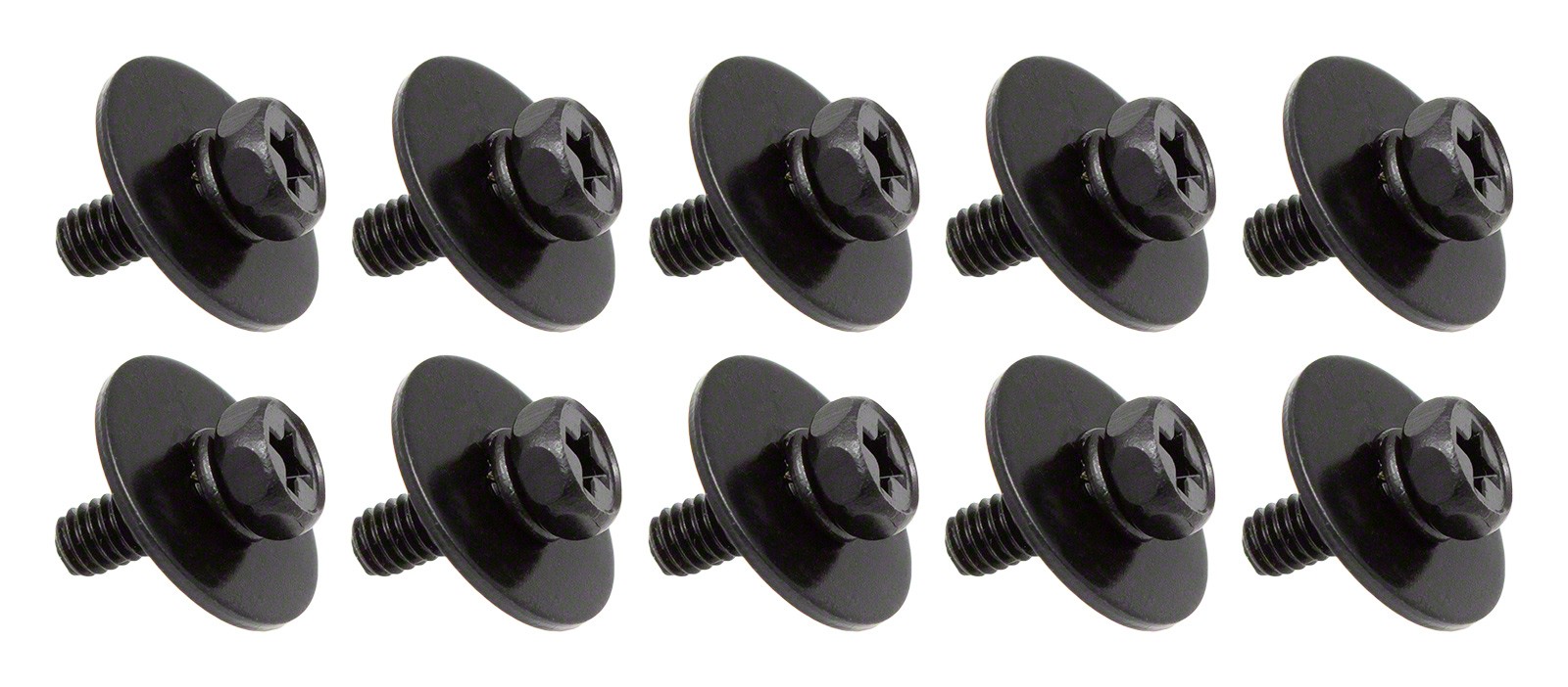 WSC4-11BK - M4 11mm Noir - Vis Intérieure d'Accastillage pour Fût Bois (x10)