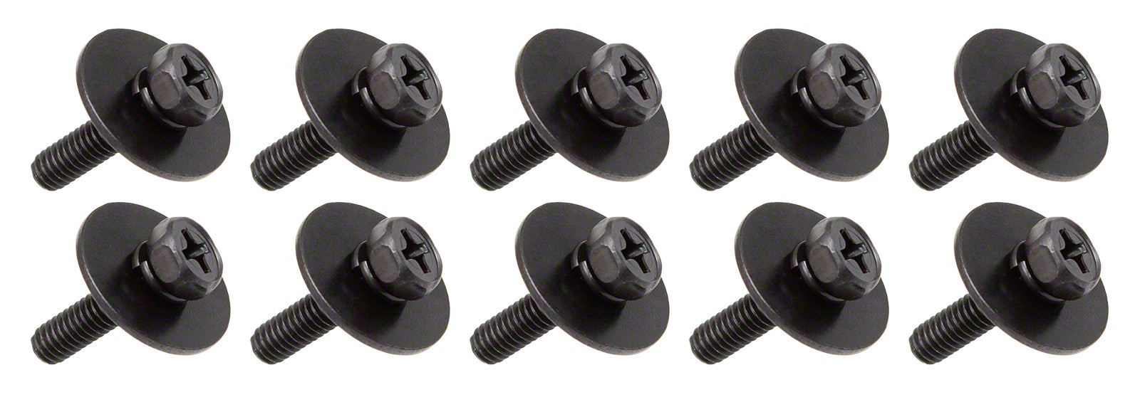 WSC4-16BK - M4 16mm Noir - Vis Intérieure d'Accastillage pour Fût Bois (x10)
