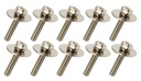WSC4-20 - M4 20mm - Vis Intérieure d'Accastillage pour Fût Bois (x10)