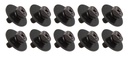 WSC4-9BK - M4 9mm Noir - Vis Intérieure d'Accastillage pour Fût Bois (x10)