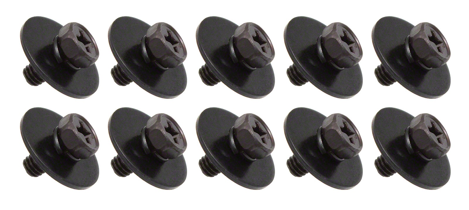 WSC4-9BK - M4 9mm Noir - Vis Intérieure d'Accastillage pour Fût Bois (x10)