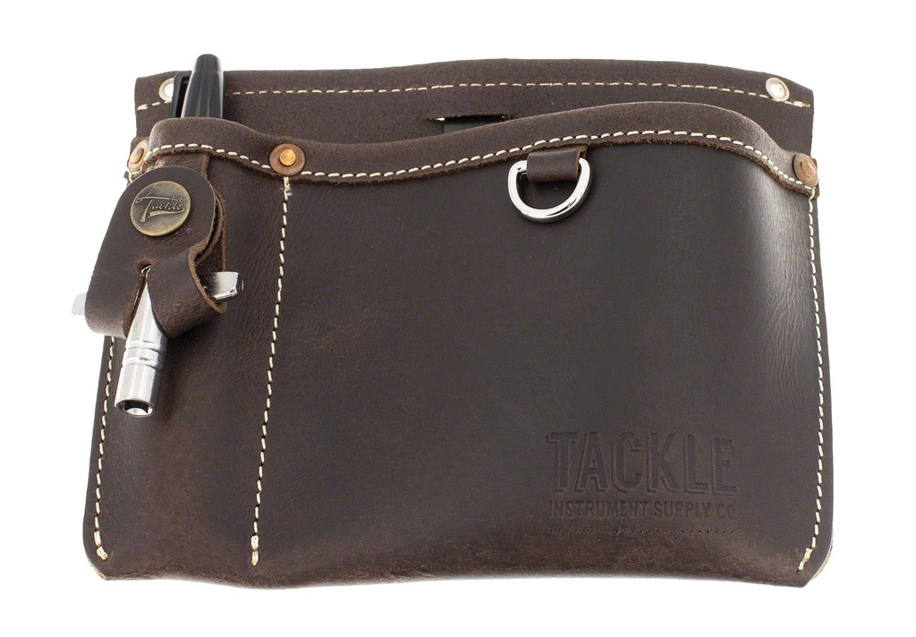 Pochette de rangement en cuir - Marron