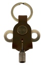 Clé accordage Timekeepers + Porte clé cuir - Antique Brass