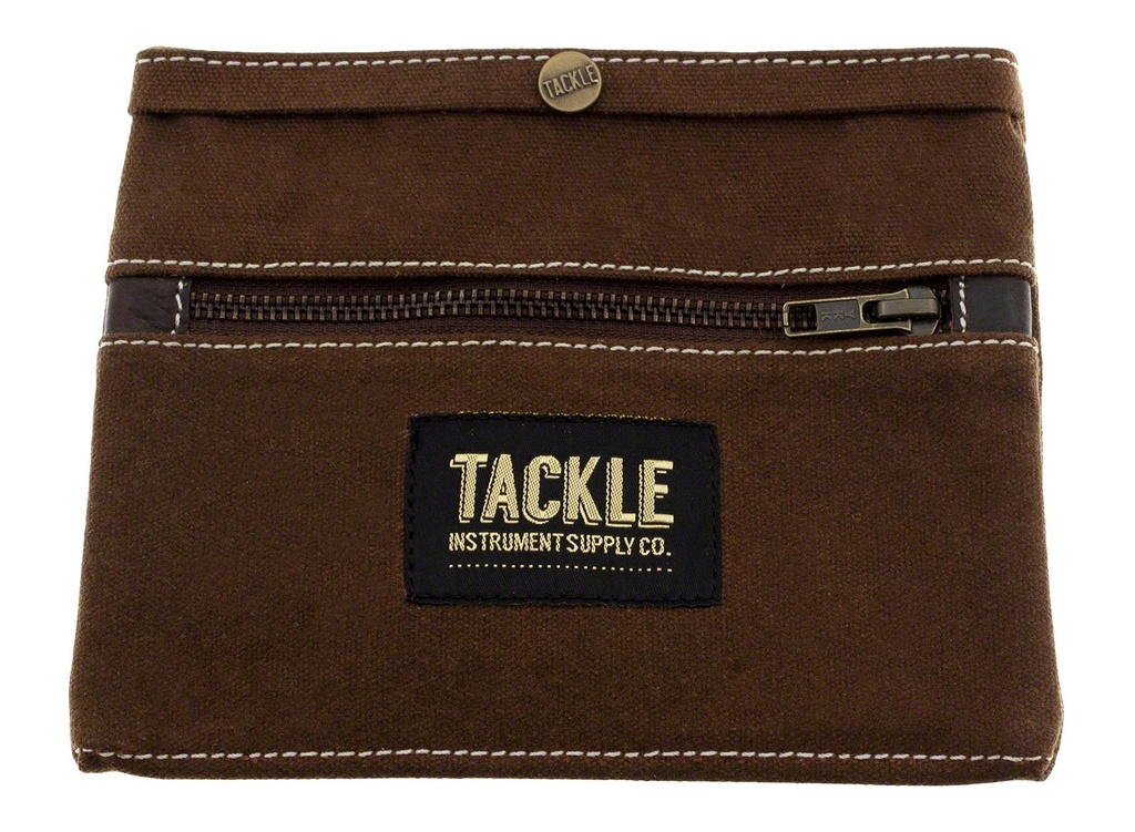Pochette en toile cirée - Marron