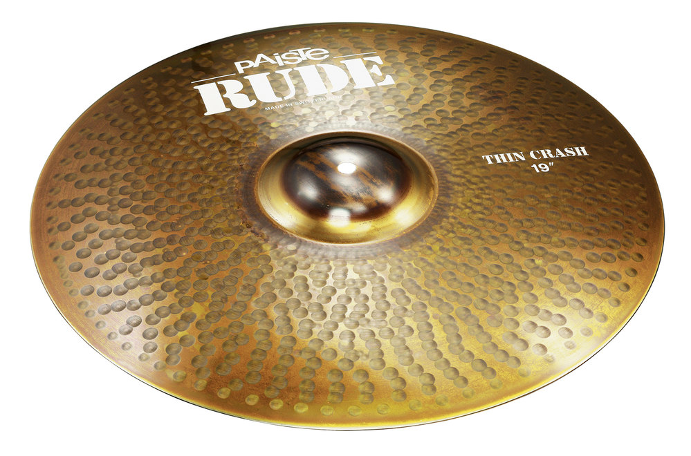Cymbales Crash Rude  - 19" Thin