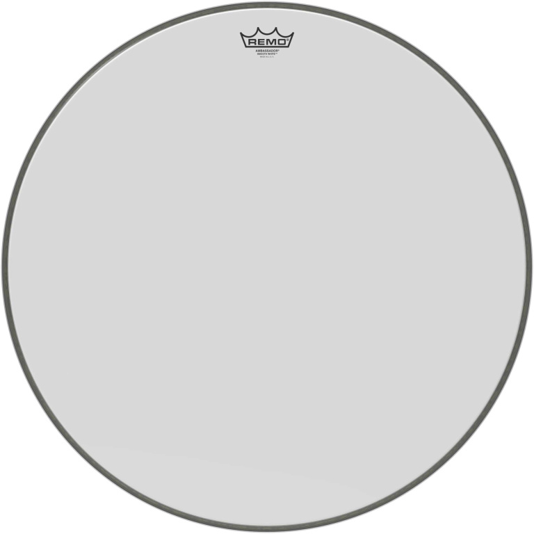 Peau Ambassador blanc lisse 26" pour Grosse caisse