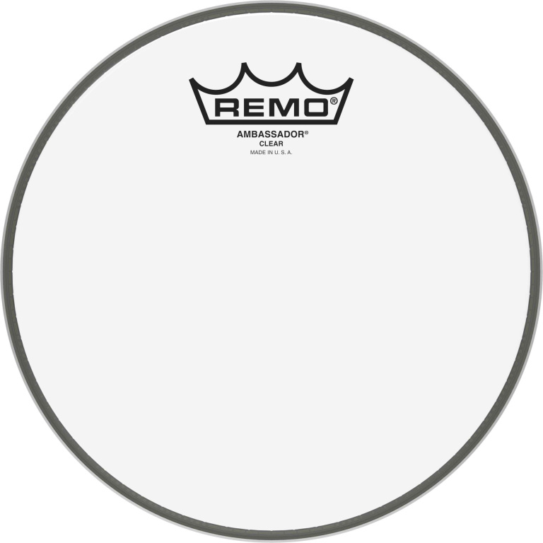 Peau Ambassador Transparente 8" pour tom