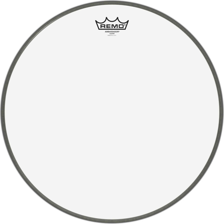 Peau Ambassador transparente 16" pour Grosse caisse