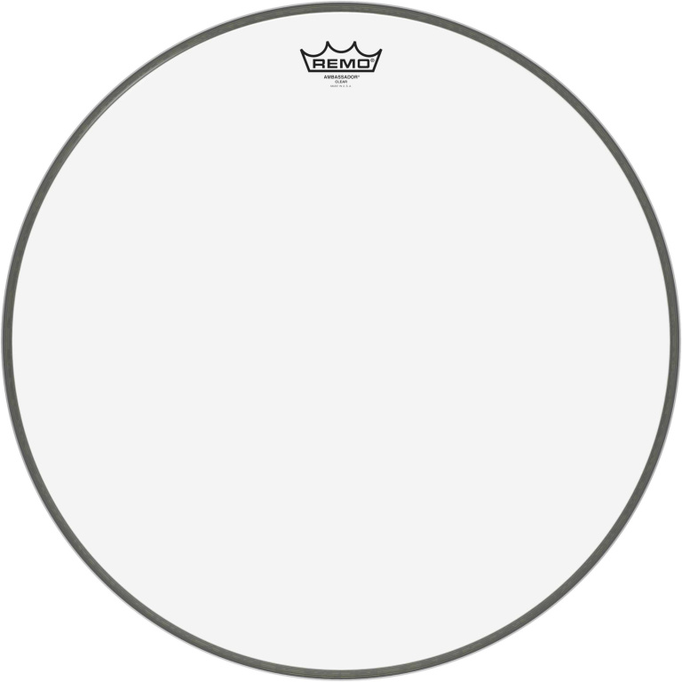 Peau Ambassador transparente 20" pour Grosse caisse