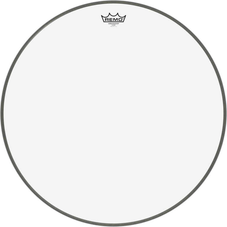 Peau Ambassador transparente 22" pour Grosse caisse