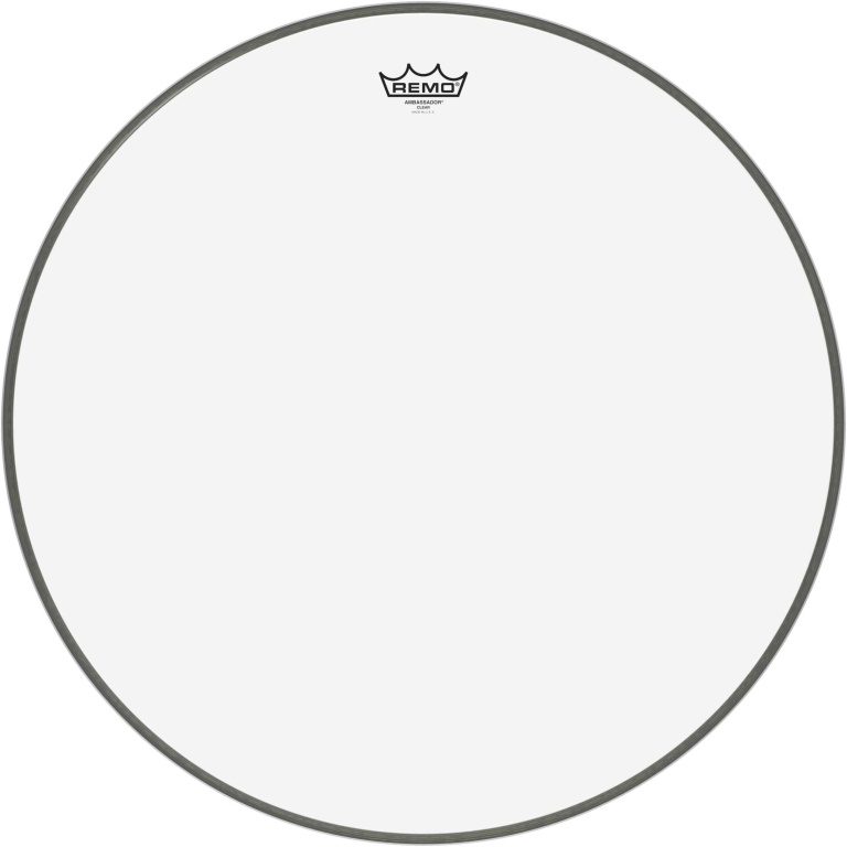 Peau Ambassador transparente 24" pour Grosse caisse