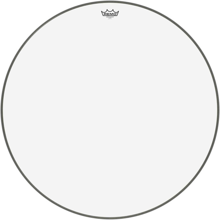 Peau Ambassador transparente 30" pour Grosse caisse