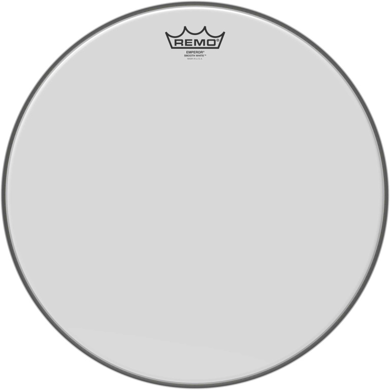 Peau Emperor blanc lisse 16" pour Caisse claire/ Tom sur pieds