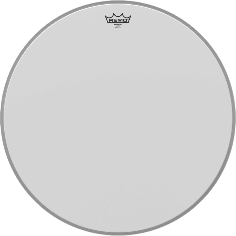 Peau Emperor blanc lisse 22" pour grosse caisse