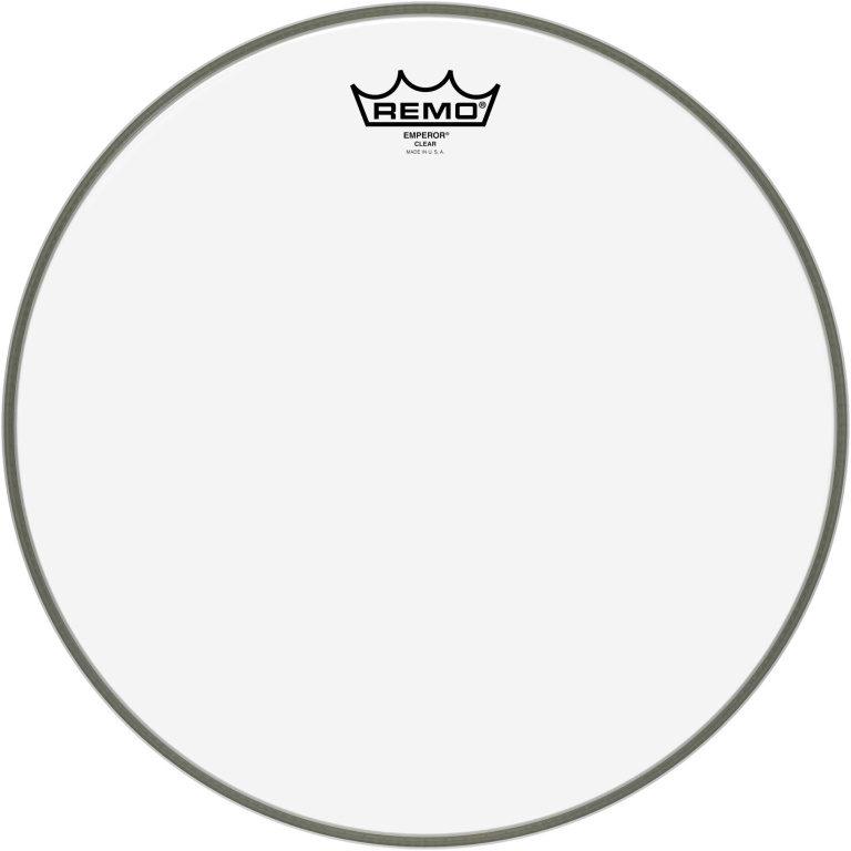 Peau Emperor Transparente 14" pour Tom/ Caisse claire/ Tom sur pieds