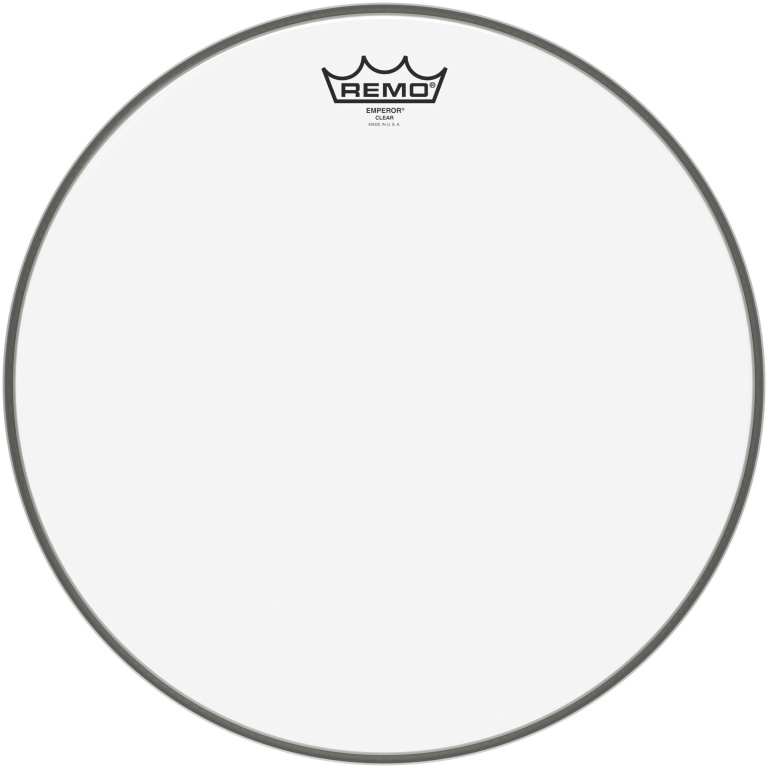 Peau Emperor Transparente 15" pour Tom/ Caisse claire/ Tom sur pieds