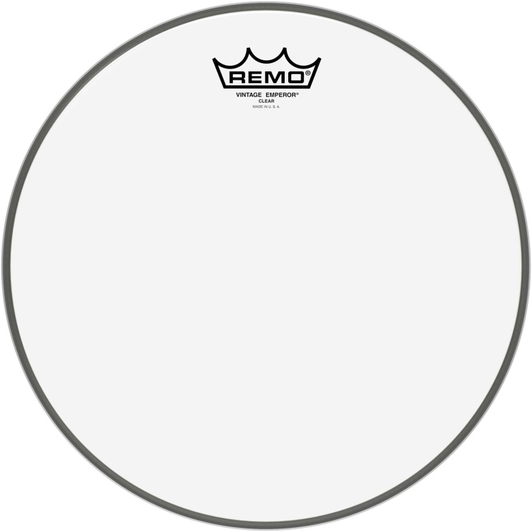 Peau Vintage Emperor transparente 12" pour tom/caisse claire
