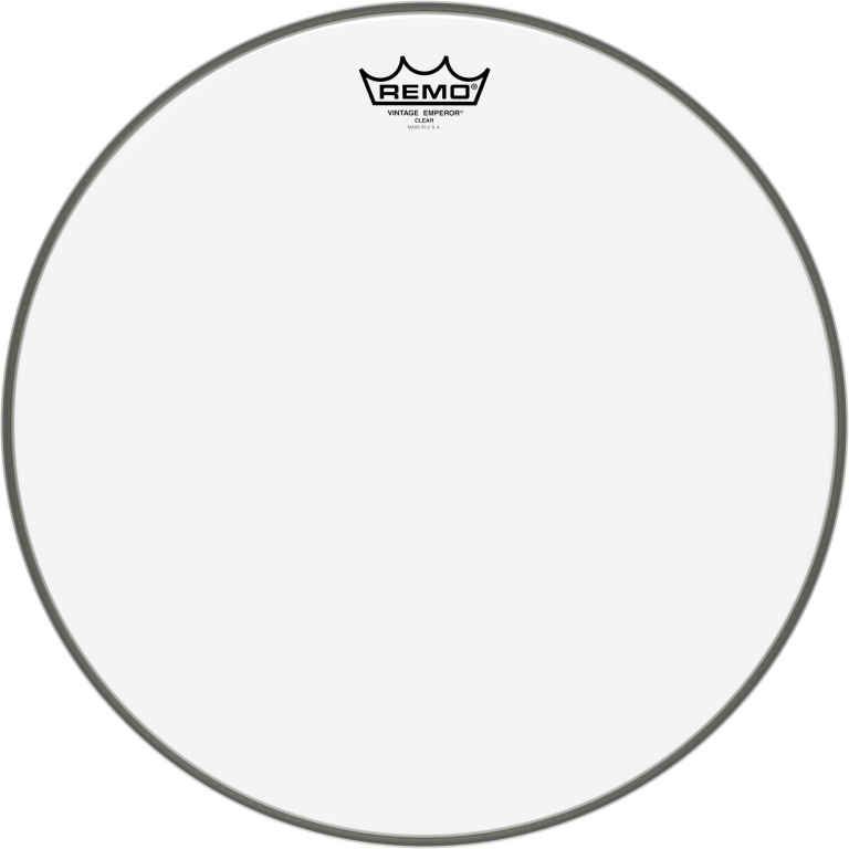 Peau Vintage Emperor transparente 16" pour caisse claire/tom sur pieds