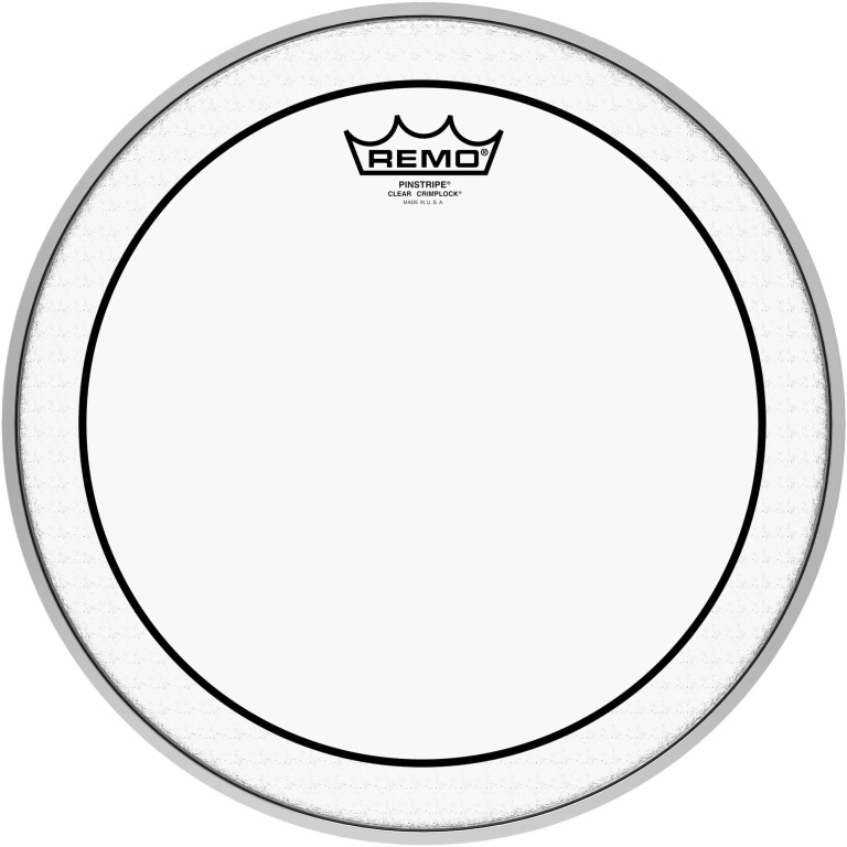 Peau Pinstripe transparente 13" pour Tom de Parade
