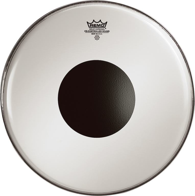 Peau CS blanc lisse 20" pour grosse caisse