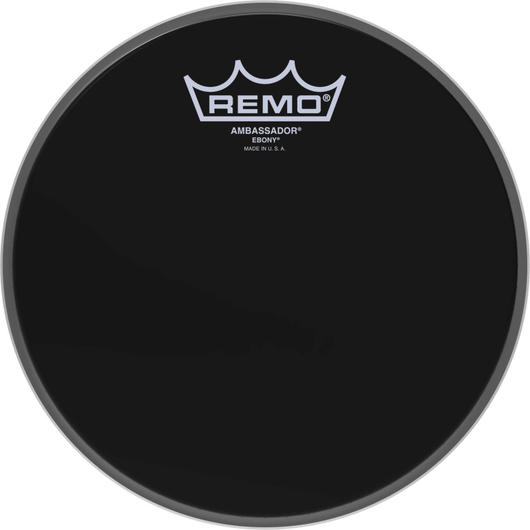 Peau Ebony Ambassador 8" pour Tom