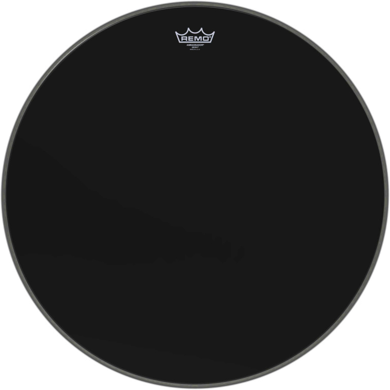 Peau Ebony Ambassador 26" pour Grosse caisse